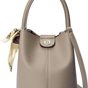 Small Crossbody Bags for Women Vegan Leather Mini Bucket Handbag Removable Shoul